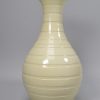 Creamware pottery water bottle, circa 1780