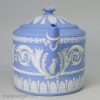 Wedgwood solid jasper ware teapot, circa 1869