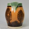 Mocha ware jug with dendritic decoration, circa 1820