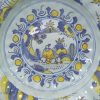 Large Dutch Delft buckle dish, circa 1690