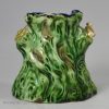 Staffordshire pearlware pottery sheep spill vase, circa 1790