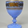Bohemian opaque glass goblet, circa 1900