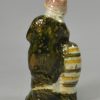 Prattware pottery figure decorated with colours under a pearlware glaze, circa 1790