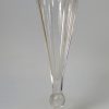 English lead glass champagne flute, circa 1820