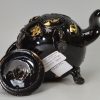 Jackfield black teapot, circa 1770