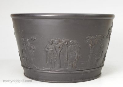 Wedgwood black basalt bowl, circa 1850