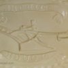 Creamware pottery food mould "SPEED THE PLOUGH", circa 1800