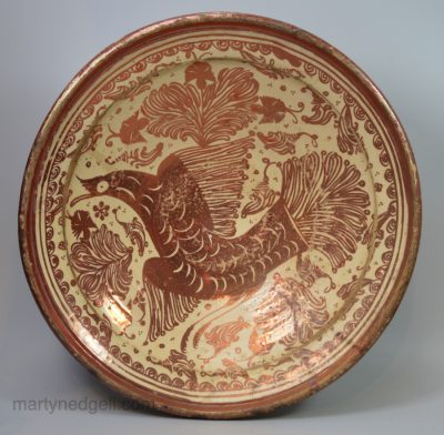 Hispano Moresque large bowl, circa 1700-1750 Valencia, Manises