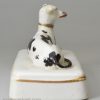 Staffordshire porcelain dog, circa 1840