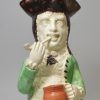 Creamware pottery Thin Man toby jug, circa 1770