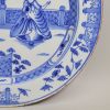 Liverpool delft charger decorated with European actors, circa 1760