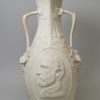 Parian vase moulded with a profile of Ulysses Grant, circa 1870