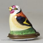 Bilston enamel bird patch box, circa 1780 | Martyn Edgell Antiques Ltd.