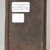 Cast iron lid to an anti-slavery tobacco box 'HUMANITY', circa 1820