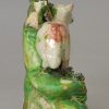 Staffordshire pearlware pottery sheep, circa 1820