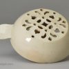 Creamware pottery strainer, circa 1780
