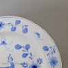 Large Liverpool delft plate painted in blue, circa 1760