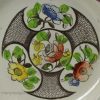 Pearlware pottery child's plate with lustre border, circa 1830