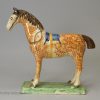 Pearlware pottery horse model, circa 1820