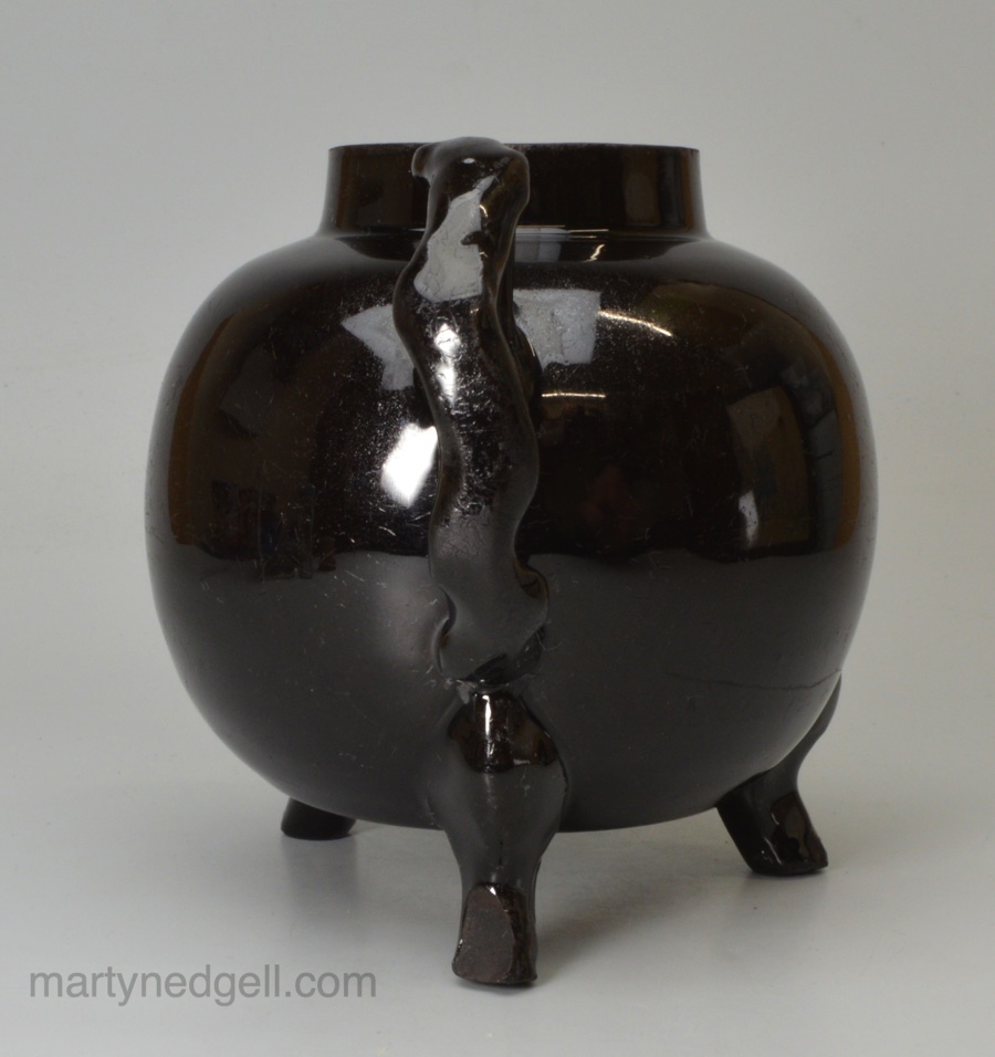 Jackfield black pottery teapot, circa 1770 Martyn Edgell Antiques Ltd.