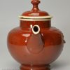 Staffordshire Astbury Whieldon type redware teapot, circa 1750