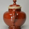 Staffordshire Astbury Whieldon type redware teapot, circa 1750