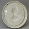 Pearlware plaque moulded with a portrait of Leopold I, circa 1815