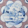 Bristol delft tile, circa 1740