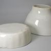 Two pearlware food moulds, circa 1880
