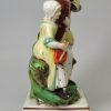 Staffordshire pearlware figure of musicians, circa 1820