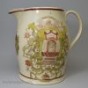 Large creamware anti slavery jug, circa 1800