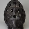 Wedgwood basalt hedgehog crocus pot, circa 1820