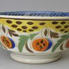 Prattware pottery bowl, circa 1820