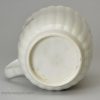Worcester fluted floral coffee cup and saucer, circa 1770