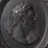 Wedgwood self framed portrait of a classical male head, circa 1785