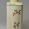 Pearlware pottery tea canister, circa 1790