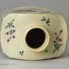 Pearlware pottery tea canister, circa 1790