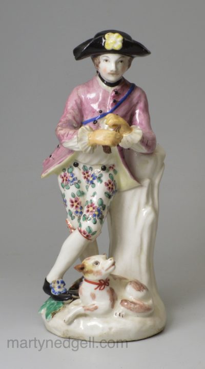Bow porcelain figure, circa 1775
