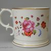 Staffordshire porcelain mug dated 1840