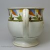 Large prattware pottery loving cup, circa 1820