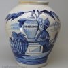 Dutch Delft tobacco jar, circa 1750, De Drie Klokken Pottery