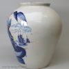 Dutch Delft tobacco jar, circa 1750, De Drie Klokken Pottery