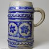 Westerwald saltglaze stoneware mug, circa 1760
