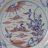 English delft plate, circa 1740, possibly Vauxhall