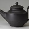 Small black basalt teapot, circa 1820