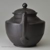 Small black basalt teapot, circa 1820
