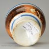 Dendritic mochaware salt, pearlware body, circa 1830