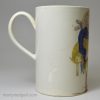 Pearlware pottery mug printed with Signor Gruntinelli, circa 1820