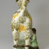 Prattware pottery cow creamer., circa 1820