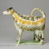 Prattware pottery cow creamer., circa 1820